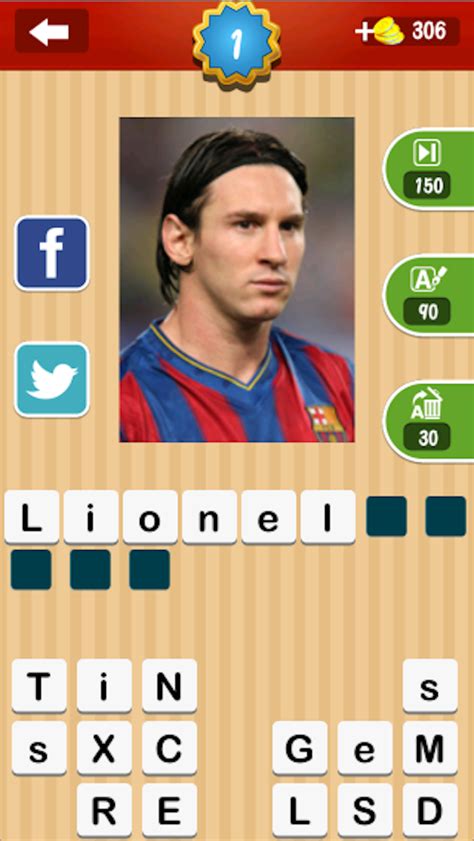 football quiz - guess the player
